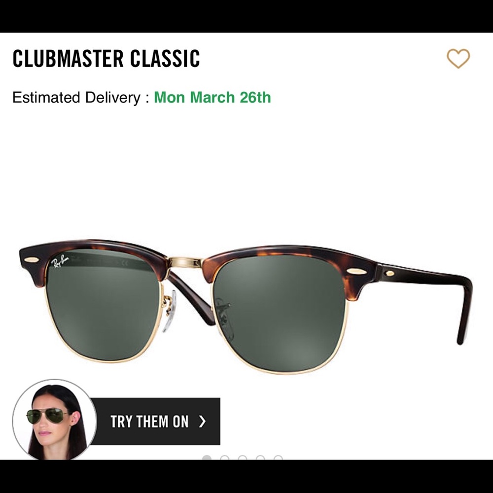 Ray Ban Clubmaster Sunglasses